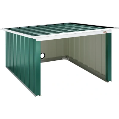 Afbeelding van Gardebruk Robotmaaier Garage Platdak Metaal 89x90x54cm Groen