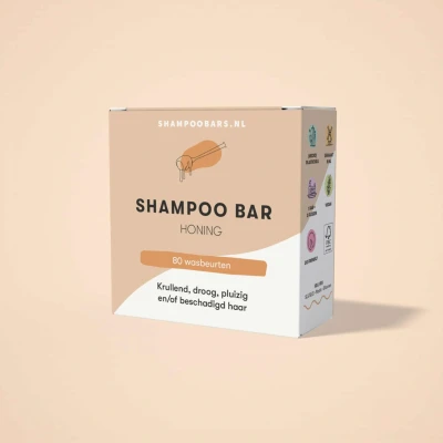 Afbeelding van ShampooBars Shampoo Bar Honing 60gr Haibu by Kapperskorting.com