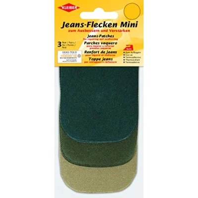 Afbeelding van KLEIBER jeansvlekken mini, soort 2, 90 x 70 mm, gekleurd