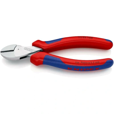 Image de KNIPEX 73 05 160 X Cut coupe diagonale compacte grande transmission de puissance avec poignées multi composants chromées mm