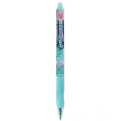 Afbeelding van Yodo UITWISBARE balpen met gum, automatische gelpen, blauwe inkt, ERASBARE, school 0,7mm