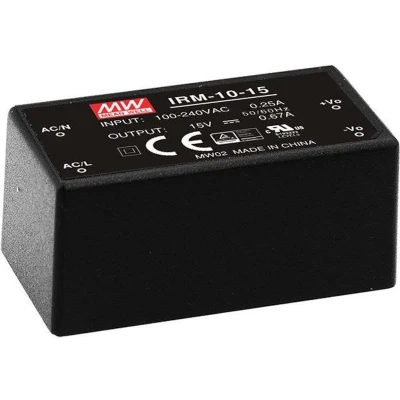 Afbeelding van Mean Well IRM 10 24 AC/DC printnetvoeding V/DC 0.42 A W