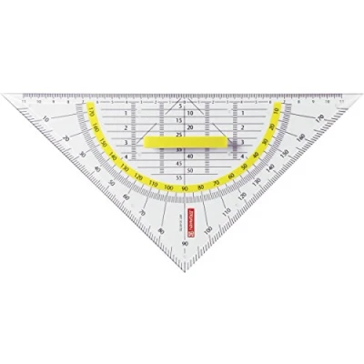 Afbeelding van Brunnen Hoek met handvat, transparant, 22 cm
