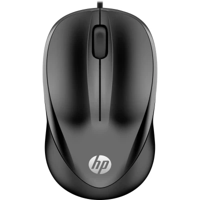Afbeelding van HP 1000 Muis USB Optisch Zwart 3 Toetsen 1200 dpi
