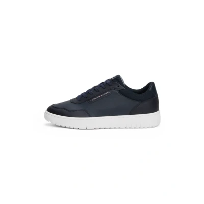 Afbeelding van TOMMY HILFIGER Th Sneaker Core Lth Pinperf BasHomme, Woestijn hemelsblauw, 40 EU