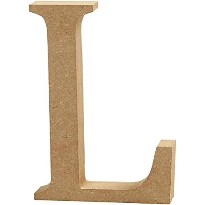 Afbeelding van Creativ Company Letter L MDF 13cm, 1st.