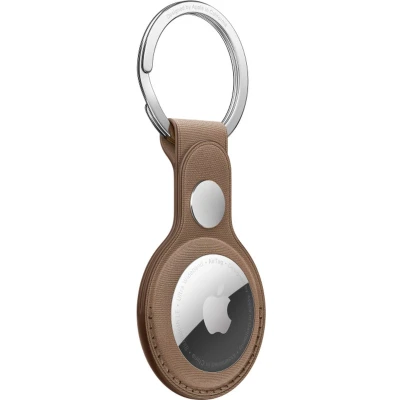 Afbeelding van Apple Finewoven Key Ring AirTag sleutelhanger Taupe