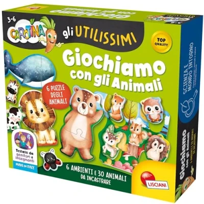 Afbeelding van Lisciani Games Wortel De zeer behulpzame spelen met dieren