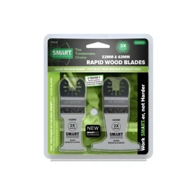 Afbeelding van SMART Blades RapidWood Multitool Zaagbladen Set 32mm + 63mm