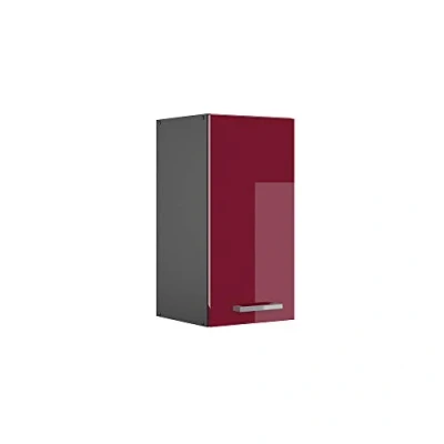 Afbeelding van Vicco Hangkast R Line, Bordeauxrode hoogglans/Antraciet, 30 cm