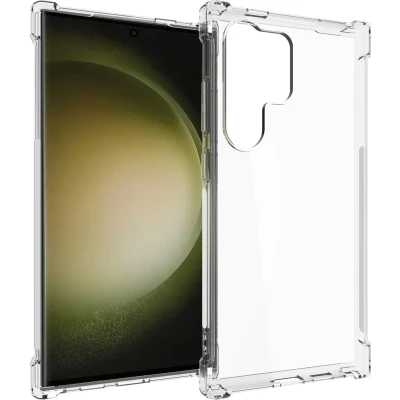 Afbeelding van iMoshion Hoesje Geschikt voor Samsung Galaxy S24 Ultra Siliconen Shockproof Case Transparant