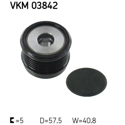 Afbeelding van Skf Vrijloop koppeling dynamo VKM 03842