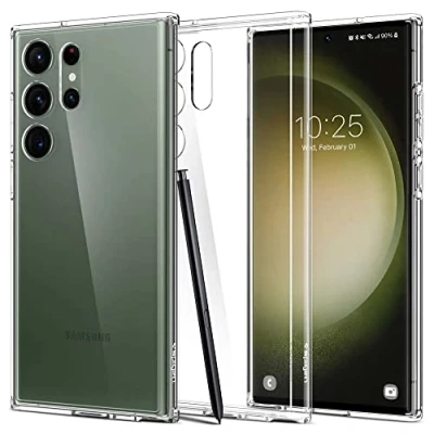 Image de Spigen Ultra Hybrid Coque de protection pour téléphone portable polycarbonate, polyuréthanne thermoplastique (TPU) limpide Samsung Galaxy S23