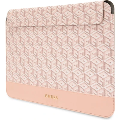 Afbeelding van Guess G Cube Sleeve voor o.a. Apple MacBook (13&quot;/14&quot;) Roze