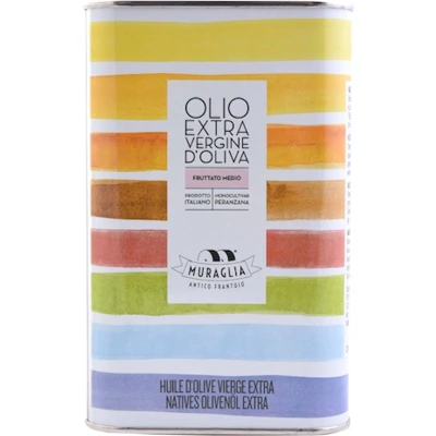 Afbeelding van Olijfolie Extra Vierge 1 liter Medium Fruitig Italiaanse Vergine Muraglia (inclusief verzending)
