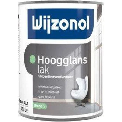 Afbeelding van Wijzonol Hoogglansverf Terpentineverdunbaar 0,25 liter Houtverf