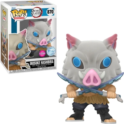 Afbeelding van Funko Pop! Demon Slayer Inosuke Hashibira Flocked Exclusive
