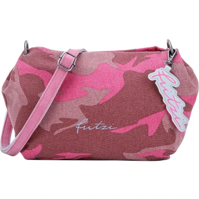 Afbeelding van Fritzi aus Preußen Schoudertas Joshi03 Canvas Crossbody Bag Camo Pinky Roze