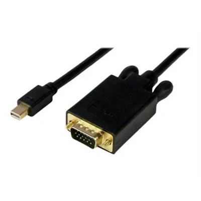 Image de StarTech.com 10ft Mini DisplayPort to VGA Adapter Cable mDP Black convertisseur vidéo noir