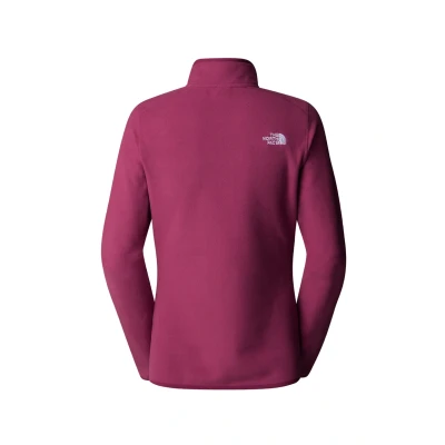 Afbeelding van The North Face 100 Glacier 1/4 ZIP Fleece trui, Dames, Maat: XS, Cyber berry