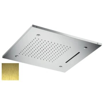 Afbeelding van SB Temotion Regendouche inbouw 3 straals PVD Goud 1208955697