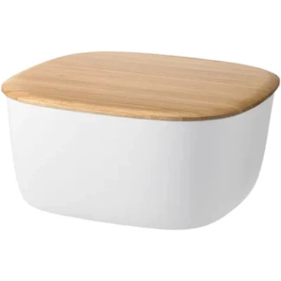 Afbeelding van Rigtig Box It broodtrommel 23x23cm H11cm wit
