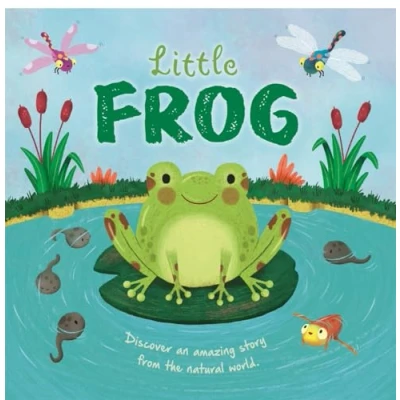 Afbeelding van An illustrated story about the life cycle of a Frog Little