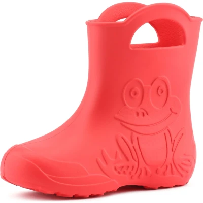 Afbeelding van Ladeheid LA CA Frog Kinder Regenlaarzen Rubber Licht EVA Koraal 24/25
