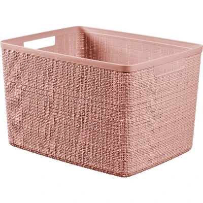 Afbeelding van Curver Opbergmand Jute Look 20L Roze
