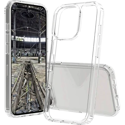 Afbeelding van JT Berlin BackCase Pankow Clear Backcover Apple iPhone 16 Pro Transparant Inductieve lading