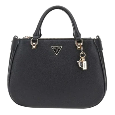 Afbeelding van GUESS Schoudertas Handtas Fedora Shoulder Satchel Black Zwart