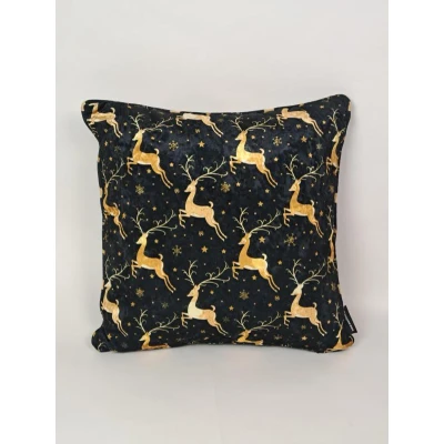 Afbeelding van Madison sierkussen 45x45cm Rendier Goud