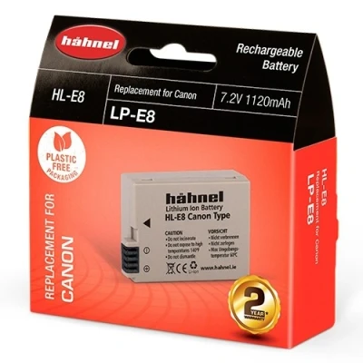 Afbeelding van Hähnel HL E8 Li Ion accu (Canon LP E8)