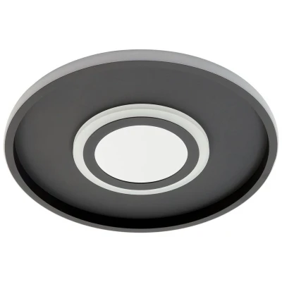 Afbeelding van Lindby LED plafondlamp Selian, zwart, Ø 40 cm, dimbaar