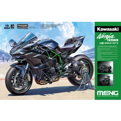 Afbeelding van 1:9 MENG MT001 Kawasaki Ninja H2™R Motorfiets Plastic Modelbouwpakket