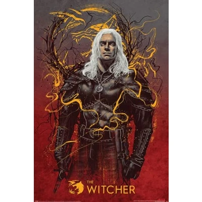 Afbeelding van Poster The Witcher Geralt Wolf 91.5 X 61 Cm Multicolor
