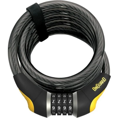 Afbeelding van Onguard Kabelslot Glo Doberman 185 Cm X 12 Mm Zwart/geel