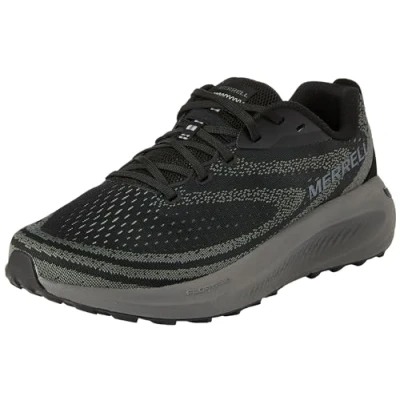 Afbeelding van Merrell Morphlite Hardloopschoenen neutraal, Heren, Maat: 46, Black/asphalt Textiel