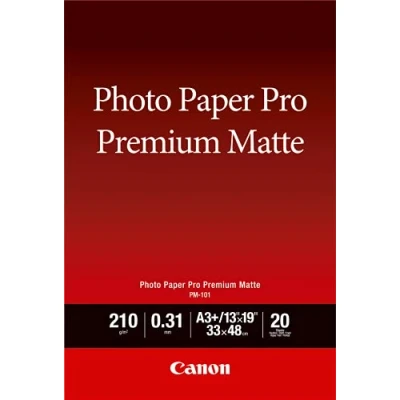 Afbeelding van Canon PM 101 Premium Matte Paper A3+ (20 vellen) Fotopapier