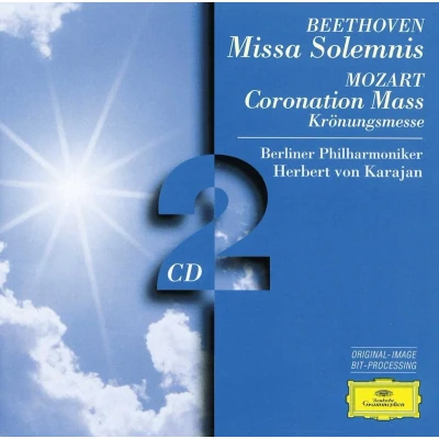 Afbeelding van Berliner Philharmoniker, Herbert Von Karajan Beethoven: Missa Solemnis/Mozart: Krönungsmesse (2 CD)