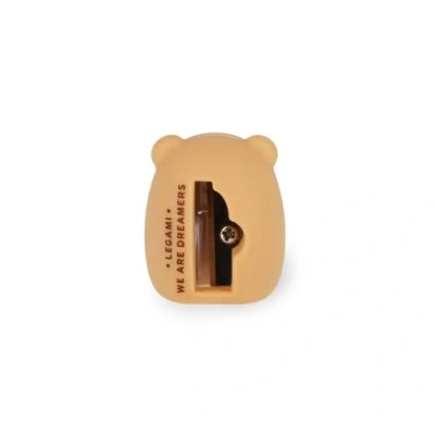 Afbeelding van Legami puntenslijper Mini Friends, ideale voor kinderen, gemakkelijk vast te houden, potlood en potloden, schrijfwaren op school kantoor, afmetingen 3 x 4,5 2 cm, teddybeer