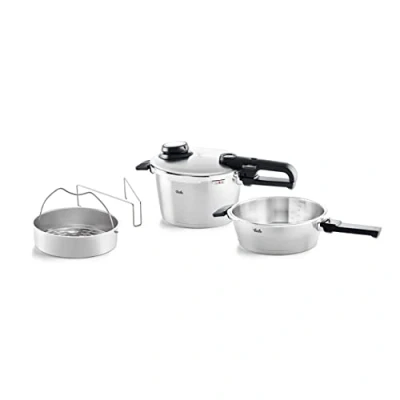 Afbeelding van Fissler Vitavit Premium Snelkookset met Inzet, 2,5L / 6L