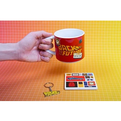 Afbeelding van Fizz Creations Back To The Future Out a Time Mok/beker en onderzetter set Multicolours