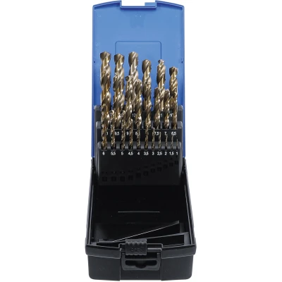 Afbeelding van BGS Spiraalborenset HSS G M35 kobaltstaal 1 13 mm 25 delig