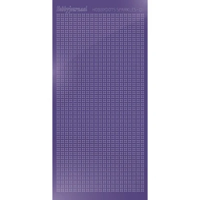 Afbeelding van Hobbydots sticker Sparkles 01 Mirror Purple