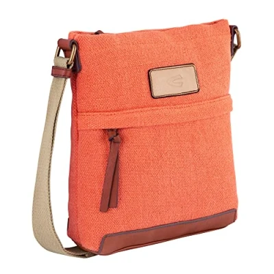 Afbeelding van camel active Schoudertas Oakland PI Cross Bag Orange Koraalrood