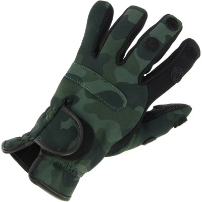 Afbeelding van NGT Neoprene Camou Gloves L Vis handschoenen