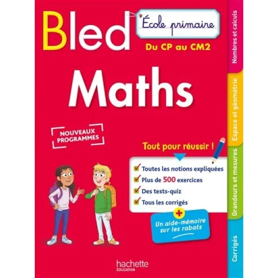 Image de Bled Ecole primaire Maths du CP au CM2