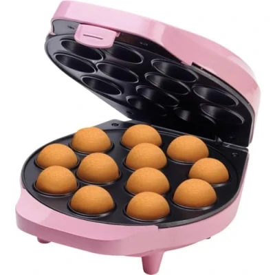Image de Bestron Appareil à cake pops au design rétro, Sweet Dreams, Revêtement antiadhésif, 700 W, Rose pour Salle manger