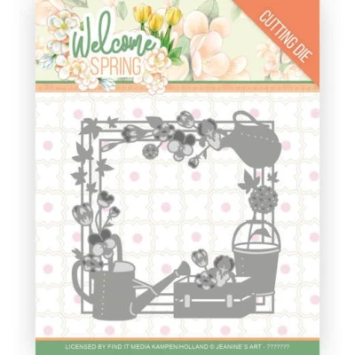 Afbeelding van Spring Frame Welcome Cutting Die by Jeanine&#039;s Art